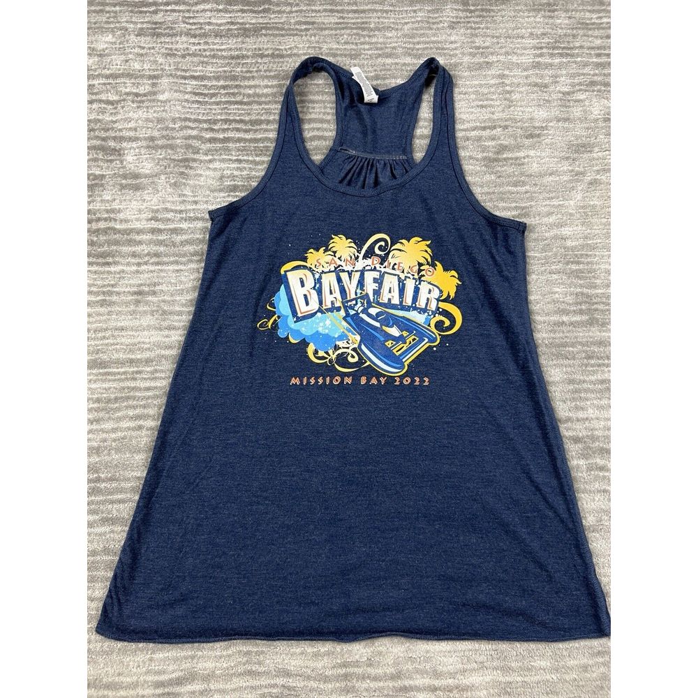 San Diego Bayfair 2022 Top Womens Medium Blue Tank Sleeveless Casual